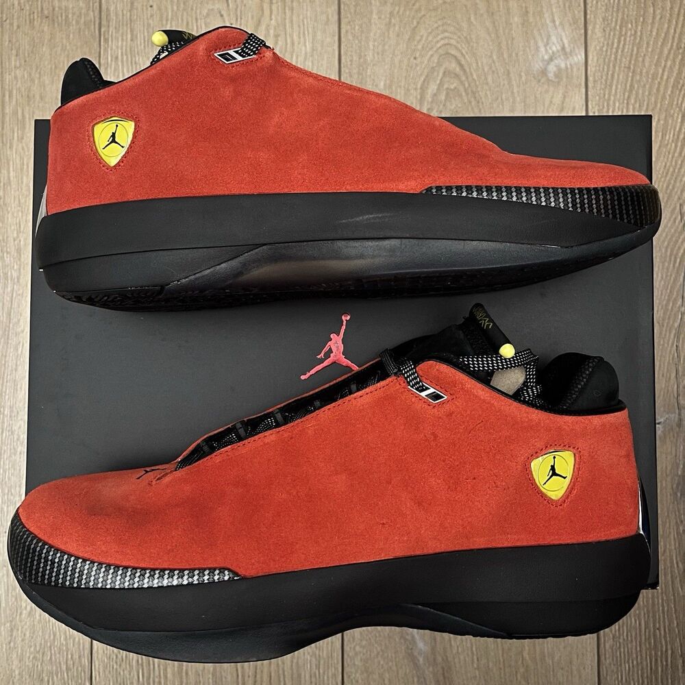 Nike Air Jordan 40-14 Ferrari Red Size 12.5 Men's Basketball Shoes Sneakers